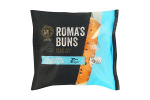 Булочка для бургера с черным кунжутом Maxi Burger Рома м/у 80г