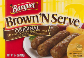 Banquet Brown 'N Serve Sausage Links Original - 10 Ct