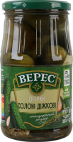 Огурцы соленые стерилизованные Бочковые Верес с/б 770г