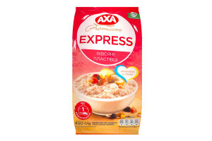Пластівці вівсяні швидкого приготування Express Premium Axa м/у 450г
