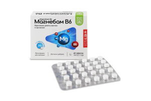 Добавка дієтична таблетки Магнебам B6 Vitalik+ Baum Pharm 60х0.3г