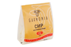 Сир кисломолочний 9% Garmonia м/у 300г