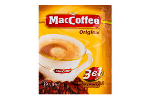 Напій кавовий розчинний 3в1 Original MacCoffee м/у 20г