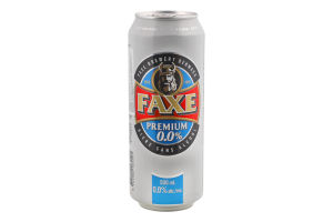 Пиво Faxe Free светлое безалкогольное ж/б