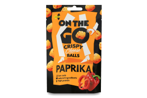 Кульки сирні хрусткі зі смаком паприки On The Go д/п 30г