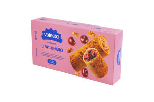 Штрудели замороженные из вытяжного теста филло с вишней Valesto к/у 350г