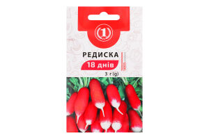 Насіння Редиска 18днів 3г ТМ "1"