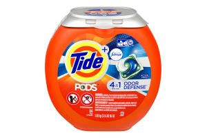 Tide + Pods 4 in 1 Odor Defense Detergent Active Fresh - 54 CT