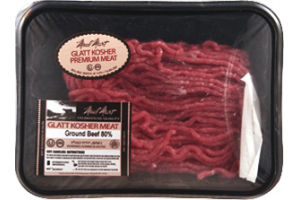 Glatt Ground Beef 80% Lean Kosher Fresh