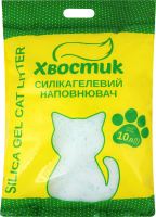 Наполнитель для кошачьих туалетов силикагелевый Хвостик 10л