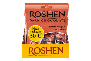 Шоколад черный термостойкий Roshen м/у 80г