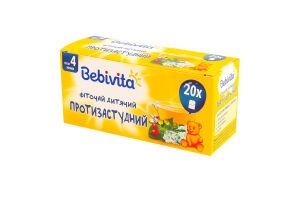 Фіточай для дітей від 4міс протизастудний Bebivita к/у 20х1.5г
