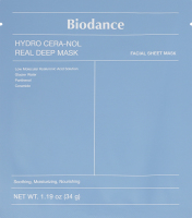 Маска для обличчя для відновлення шкіри гідрогелева з керамідами та льодовиковою водою Biodance 34г