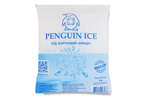 Лед пищевой Краш Penguin Ice м/у 2кг