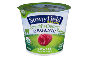 Stonyfield Organic Smooth & Creamy Lowfat Raspberry