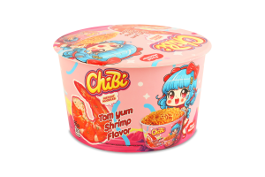 Лапша быстрого приготовления со вкусом том ям с креветками ChiBi ст 85г