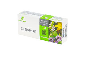 Добавка дієтична Седанол Elit-Pharm 20шт