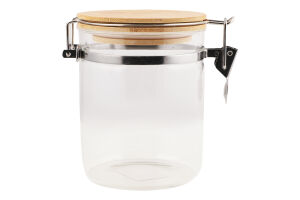Банка д/зберігання 600мл скло з бугельним замком