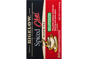Bigelow Black Tea Decaffeinated Spiced Chai - 20 CT