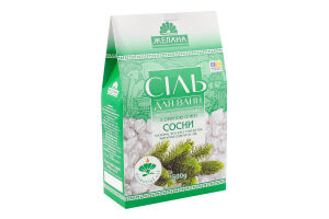 Соль для ванн с эфирным маслом сосны Желана 500г