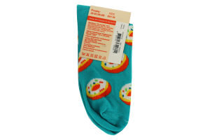 Носки женские Лівий&Правий Донат 23-25 бирюза