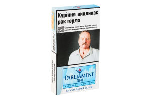 Сигареты с фильтром Parliament Soho Silver Super Slims 20шт