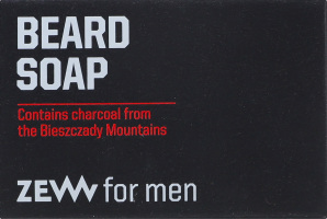 Мило для бороди тверде Charcoal line ZEW for men 85мл