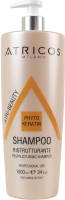 Шампунь для волосся відновлюючий з фітокератином Atricos Milano 1л
