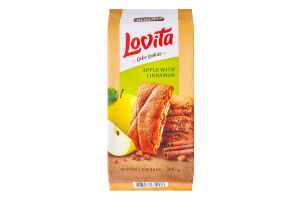 Печенье сдобное с яблоком и корицей Lovita Cake Cookies Roshen м/у 168г