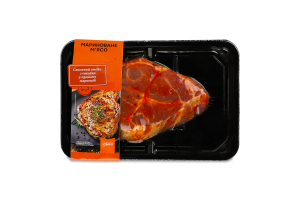 Свинячий стейк з ошийка в пряному маринаді в/у