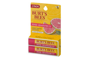 Burt's Bees Moisiturizing Lip Balm Pink Grapefruit - 2 PK