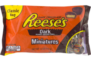 REESE'S Dark Chocolate Peanut Butter Cups Miniatures