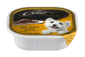 Cesar Classics Caninie Cuisine With Chicken & Veal