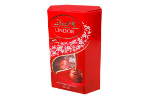Конфеты из молочного шоколада с начинкой Lindor Lindt к/у 137г