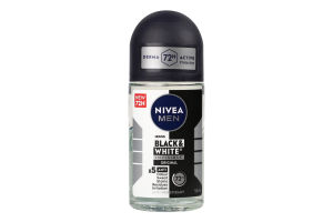 Антиперспірант Класичний Чорне та біле Невидимий Nivea Men 50мл