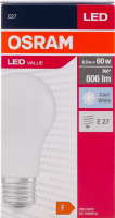 Лампа світлодіодна 8,5W 230V E27 4000К CLA60 Осрам