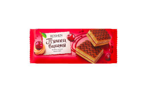 Пирожные бисквитные вишня-крем Пьяная вишня Roshen м/у 6х50г