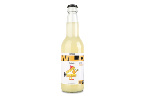 Напиток газированный ферментированный непастеризованный Цитрус Комбуча Wild Kombucha с/бут 330мл