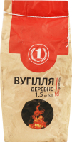 Уголь древесный ТМ "1" 1.5кг