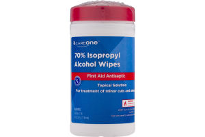 CareOne 70% Isopropyl Alcohol Wipes - 40 CT
