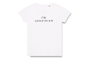 Футболка жін Sol's Pioneer I'am Ukrainian білий M