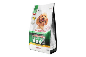 Корм д/собак малих порід з куркою та вівсом сухий 1,5кг Morando Tradizioni