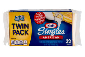 Kraft Singles Twin Pack American - 32 CT