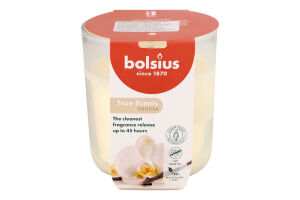Свічка Bolsius Ваніль у склі 97/85мм