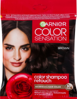 Крем-краска для волос без аммиака Color sensation Color shampoo retouch 4.0 Garnier 1шт