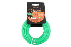 Ліска д/тримера зелена кручений квадрат 3мм*15м X-Treme