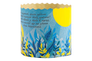 Форма для выпекания для изделий из теста бумажная 90х85мм Патриотическая ТОВ РКСП 1шт