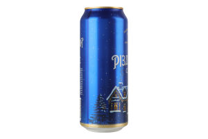 Пиво специальное 500мл 4.8% темное фильтрованное Рождественский вкус Бочковое Перша приватна броварня ж/б