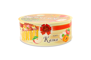 Торт-рулет Казка 700г коробка Valencia