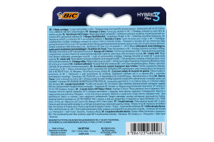 Кассеты 3-лезвийные Hybrid Flex 3 BiC 4шт